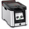 Tefal Clear Duo FR600D10 fritéza, 3,5 l, 2000 W, nehrdzavejúca oceľ/čierna