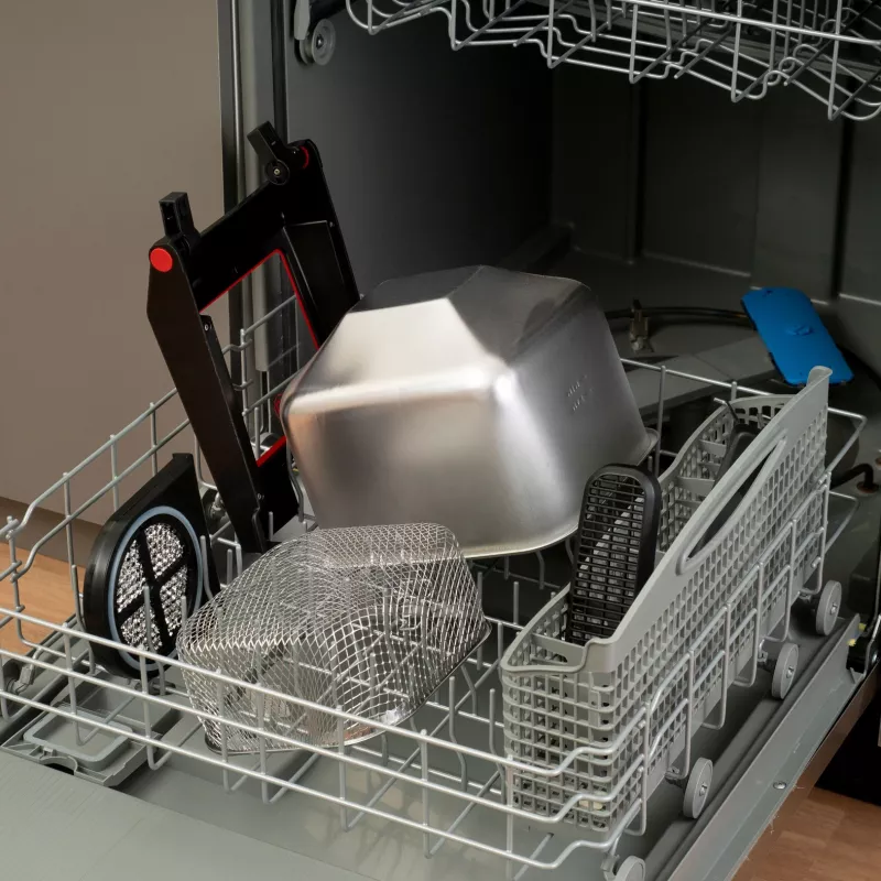 Tefal Clear Duo FR600D10 fritéza, 3,5 l, 2000 W, nehrdzavejúca oceľ/čierna