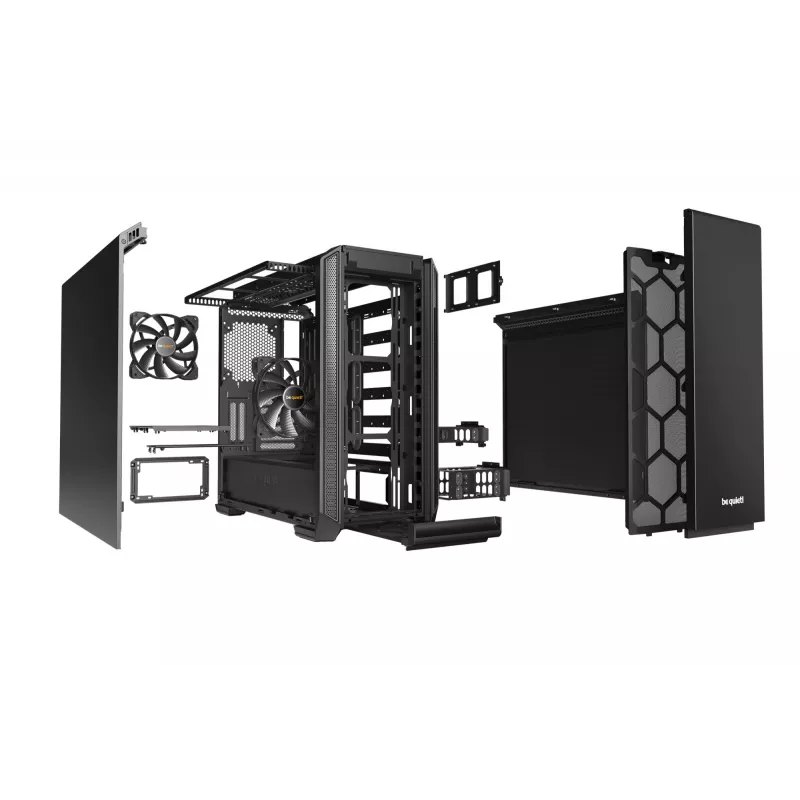 PC skriňa be quiet! Silent Base 601 Midi Tower čierna