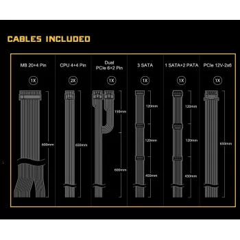 ASROCK napájací zdroj Challenger Cl-750g 750 W 80+ Gold čierny ATX