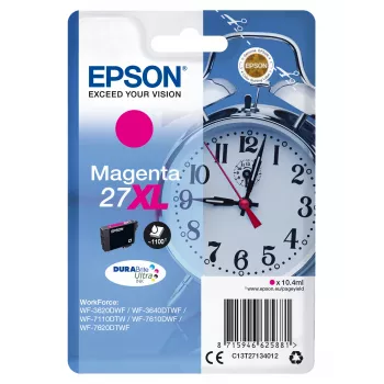 Epson budík jednoduché balenie magenta 27XL DURABrite Ultra atrament
