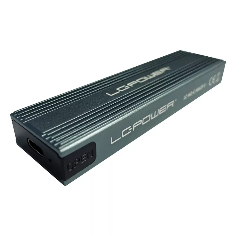LC-Power LC-M2-C-NVME-3 puzdro na M.2 NVMe SSD, USB 3.2