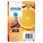 Epson oranžové jednotlivé balenie cyan 33 Claria Premium atrament, štandardný rozsah, cyan, 4,5 ml, 1 ks, 300 strán