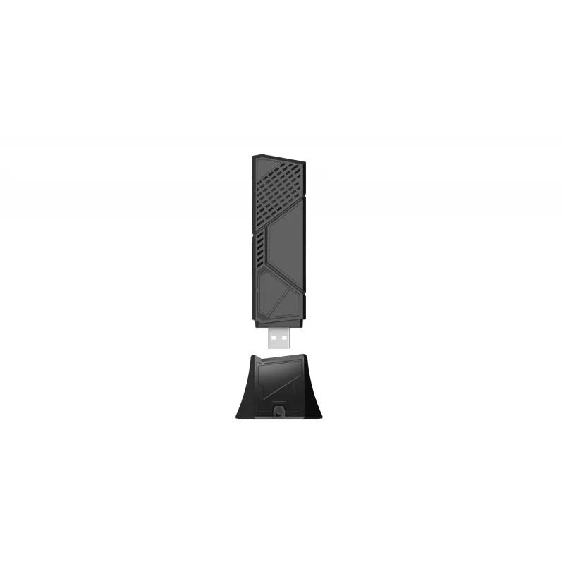 ASUS ROG USB-BE92 WiFi 7 BE6500 tri-band USB adaptér WLAN 6500 Mbit/s