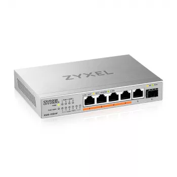 Zyxel XMG-105HP neupravovaný 2.5G Ethernet (100/1000/2500) Power over Ethernet (PoE) strieborná