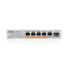 Zyxel XMG-105HP neupravovaný 2.5G Ethernet (100/1000/2500) Power over Ethernet (PoE) strieborná