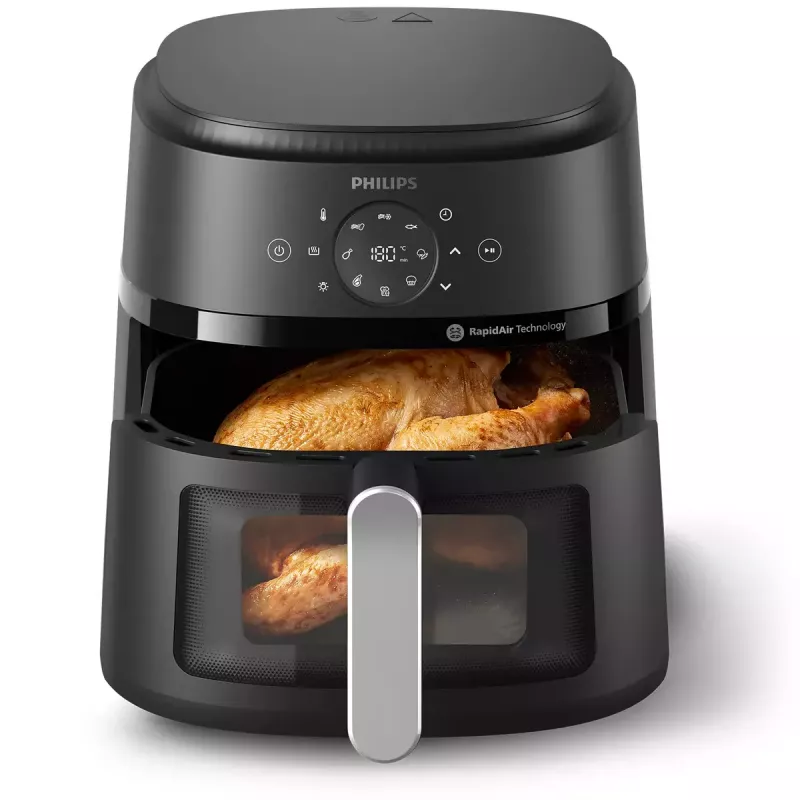 Teplovzdušná fritéza Philips NA231/00 2000 Series — 6,2 L, 1700 W, 13 programov, Rapid Air technológia s nízkym obsahom tuku