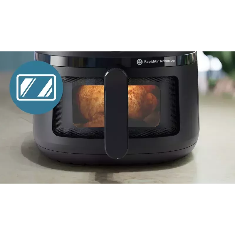 Teplovzdušná fritéza Philips NA231/00 2000 Series — 6,2 L, 1700 W, 13 programov, Rapid Air technológia s nízkym obsahom tuku
