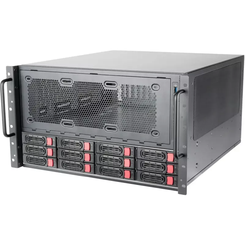 Počítačová skriňa SilverStone SST-RM61-312 rack skriňa čierna