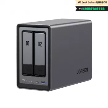 Ugreen NASync DXP2800 NAS systém 2-Bay kompaktný Intel® N N100 8 GB DDR5 0 TB UGOS Pro čierny