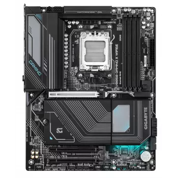 GIGABYTE B850 GAMING X WIFI6E základná doska - AMD Ryzen 9000 Series CPU, 12+2+2 fáz digitálny VRM, až do 8200MHz DDR5 (OC), 1xPCIe 5.0 + 2xPCIe 4.0 M.2, 2.5LAN, WIFI 6E, USB 3.2 Gen 2x2
