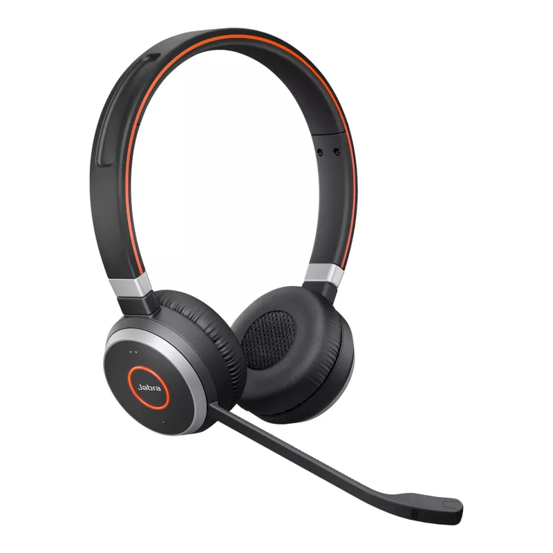 Jabra Evolve 65 SE - UC stereo, bezdrôtový, kancelária/call centrum, 20 - 20000 Hz, 310 g, headset, čierna