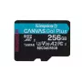Kingston Technology 256 GB microSDXC Canvas Go Plus Gen4 200R A2 U3 samostatné balenie bez adaptéra