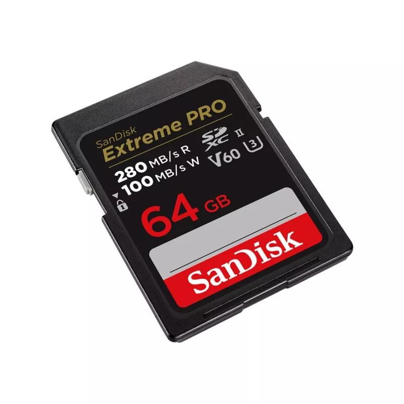 WESTERN DIGITAL SanDisk PRO 64GB V60 UHS-II SD karty 280/100MB/s V60 C10 UHS-II