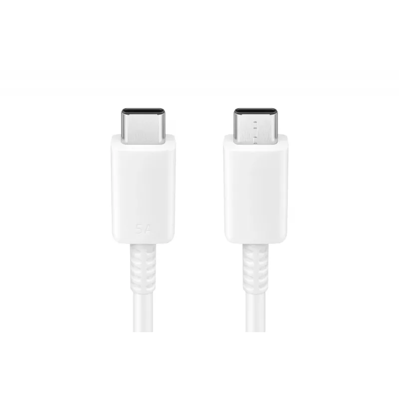 Samsung EP-DN975 - USB kábel - USB-C (M) na USB-C (M) - USB 2.0 - 1 m - USB napájanie (5A, 100 W) - biely - pre Galaxy Note10, Note10+, Note10+
