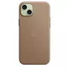 Apple FineWoven puzdro s MagSafe iPhone 15 Plus taupe