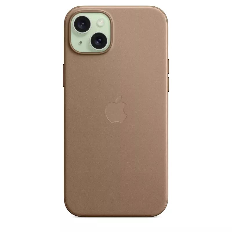 Apple FineWoven puzdro s MagSafe iPhone 15 Plus taupe