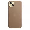 Apple FineWoven puzdro s MagSafe iPhone 15 Plus taupe