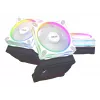 Skriňový ventilátor ASUS Prime MR120 120 mm 1600 RPM biely (balenie 3 ks, LED, 58 CFM, 23 dB)