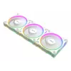Skriňový ventilátor ASUS Prime MR120 120 mm 1600 RPM biely (balenie 3 ks, LED, 58 CFM, 23 dB)