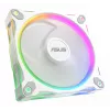 Skriňový ventilátor ASUS Prime MR120 120 mm 1600 RPM biely (balenie 3 ks, LED, 58 CFM, 23 dB)
