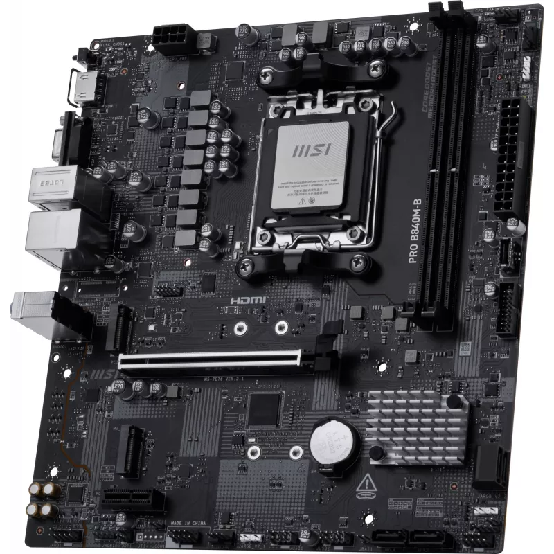 MSI PRO B840M-B základná doska AMD B840 socket AM5 micro ATX