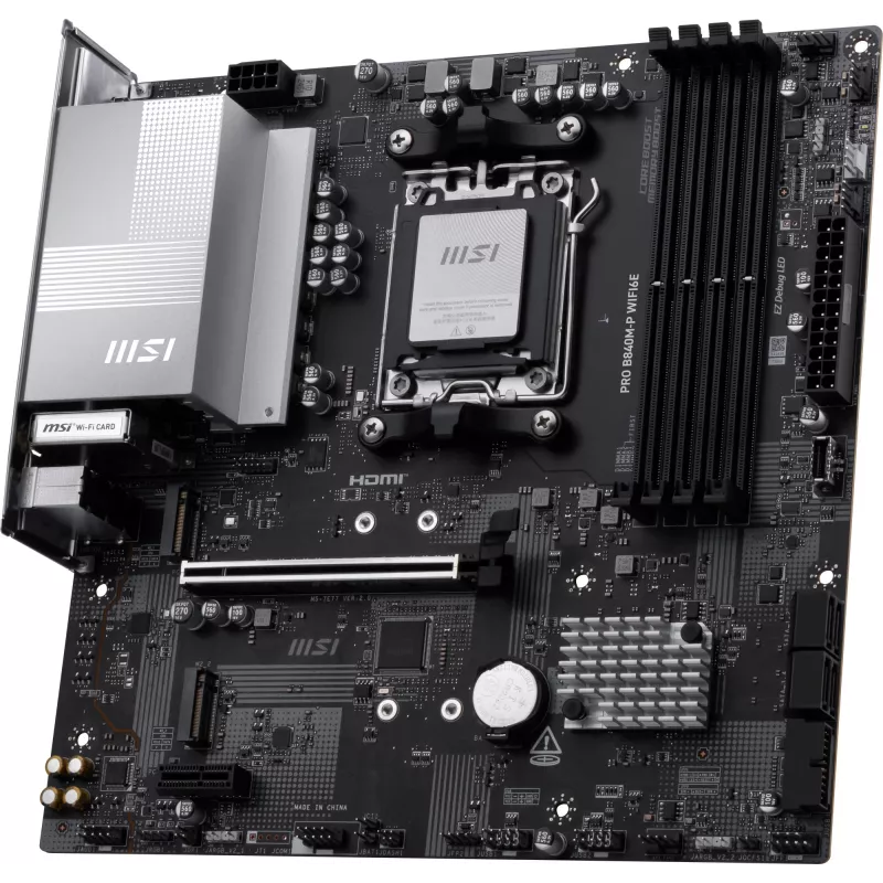 MSI PRO B840M-P WIFI6E základná doska AMD B840 socket AM5 micro ATX