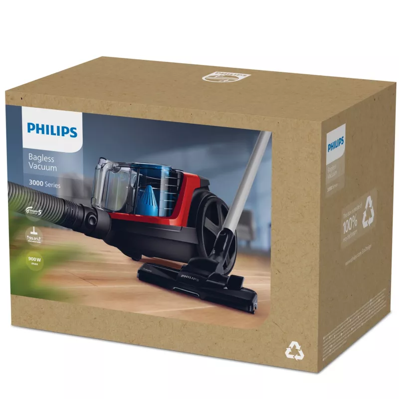 Philips 3000 Series FC9330/09 vysávač 1,5 L cylindrický vysávač suchý 900 W bez vrecka