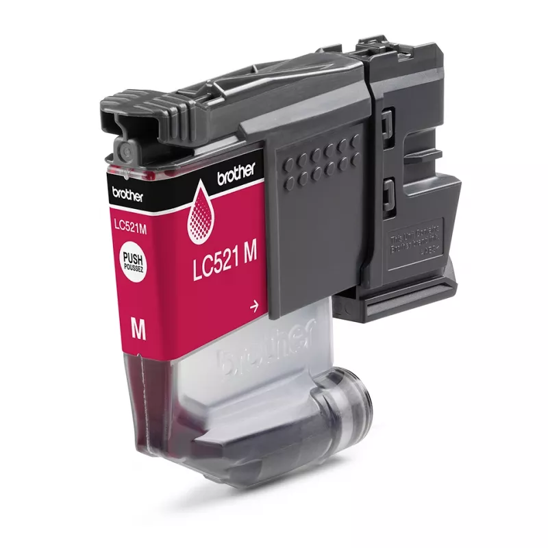 Brother originálna atramentová kazeta LC521M – magenta