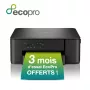 Brother 3-in-1 kompaktná bezdrôtová atramentová tlačiareň DCP-J1260W, atramentová, farebná tlač, 1200 x 6000 DPI, farebné kopírovanie, A4, čierna