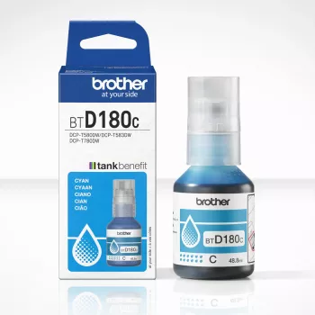 Brother BTD180C cyan originálna atramentová fľaša