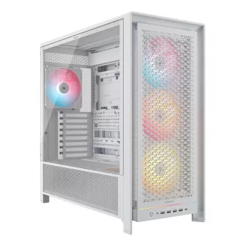 CORSAIR PC skriňa – Frame 5000D RS ARGB High-Airflow Mid-Tower – biela