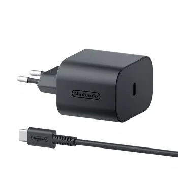 Nintendo Switch 2 AC adaptér, interiér, AC, 20 V, 1,5 m, čierny