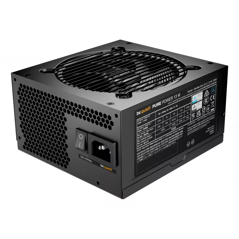 be quiet Pure Power 13 M | 750W napájací zdroj 20+4-pin ATX ATX čierny