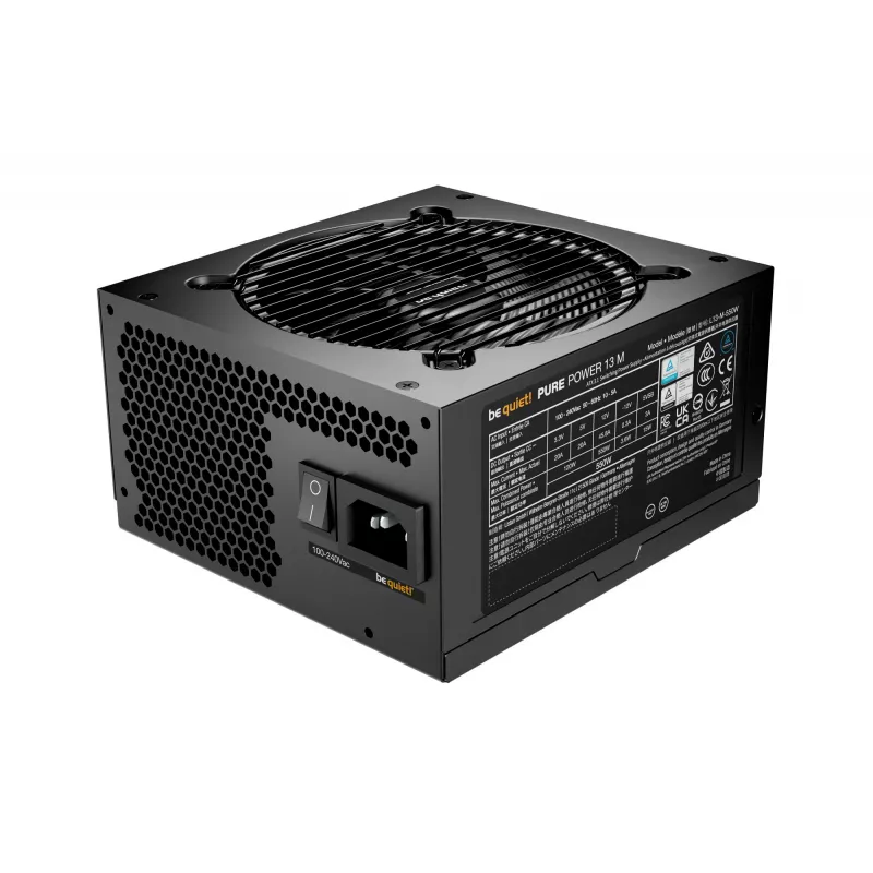be quiet! Pure Power 13 M | 550W napájací zdroj 20+4 pin ATX ATX čierny