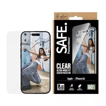 PanzerGlass SAFE. by ® ochranná fólia displeja iPhone Air | Ultra-Wide Fit s EasyAligner