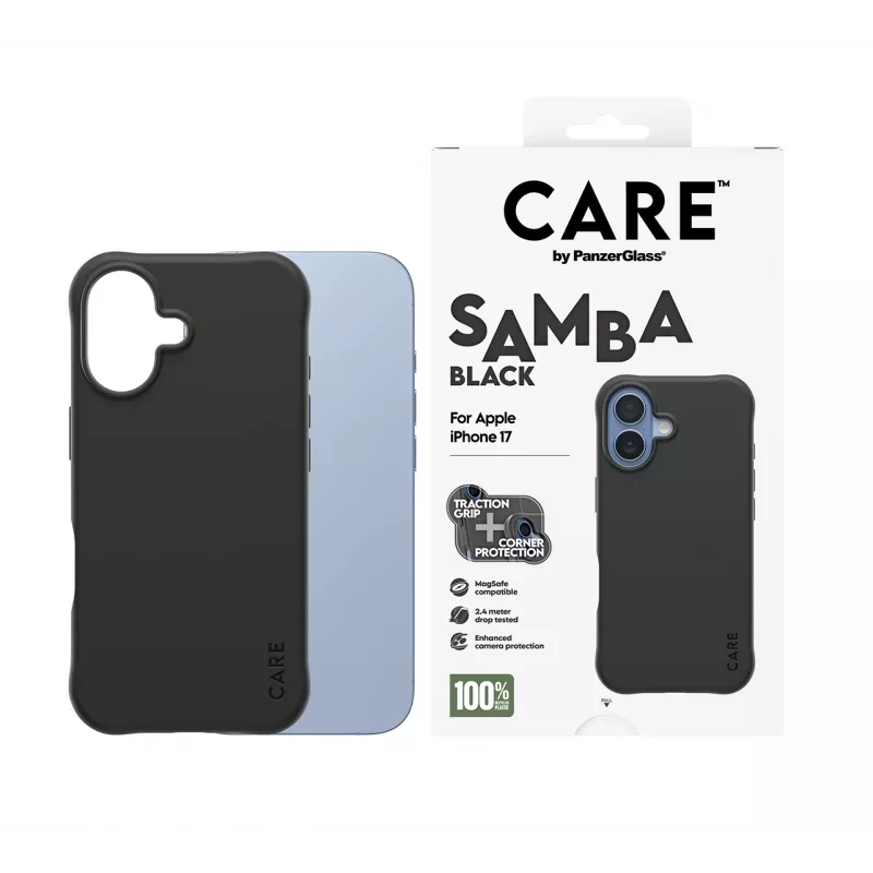PanzerGlass CARE™ by ® Samba puzdro čierne s MagSafe iPhone 17