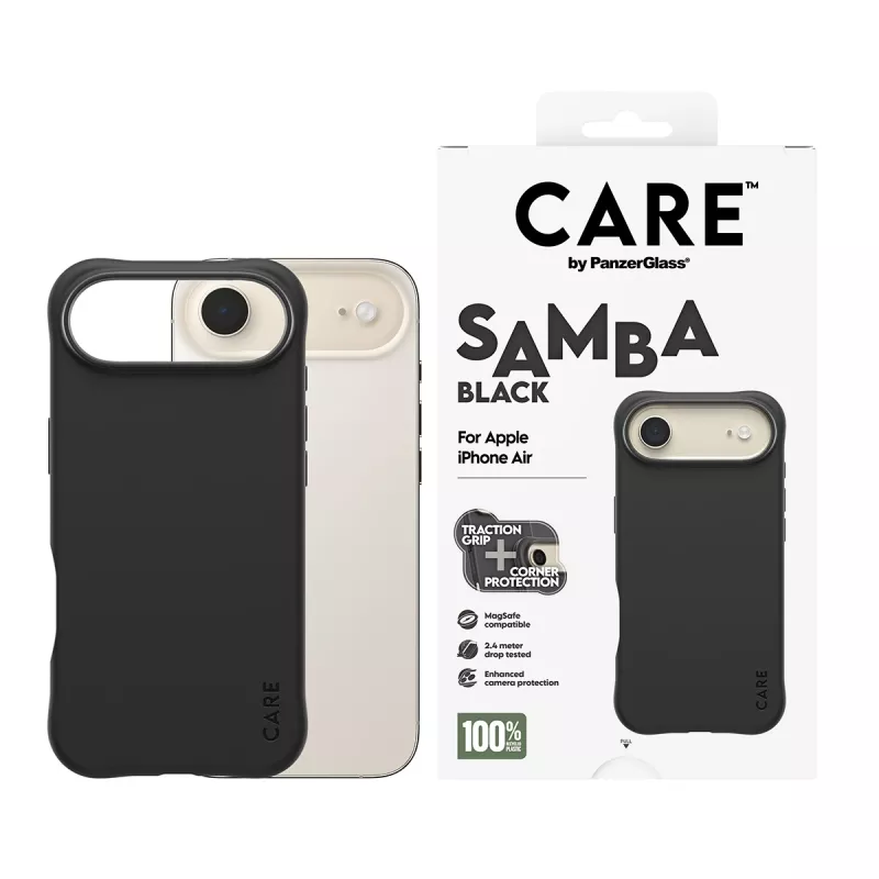 PanzerGlass CARE™ by ® Samba puzdro čierne s MagSafe iPhone Air