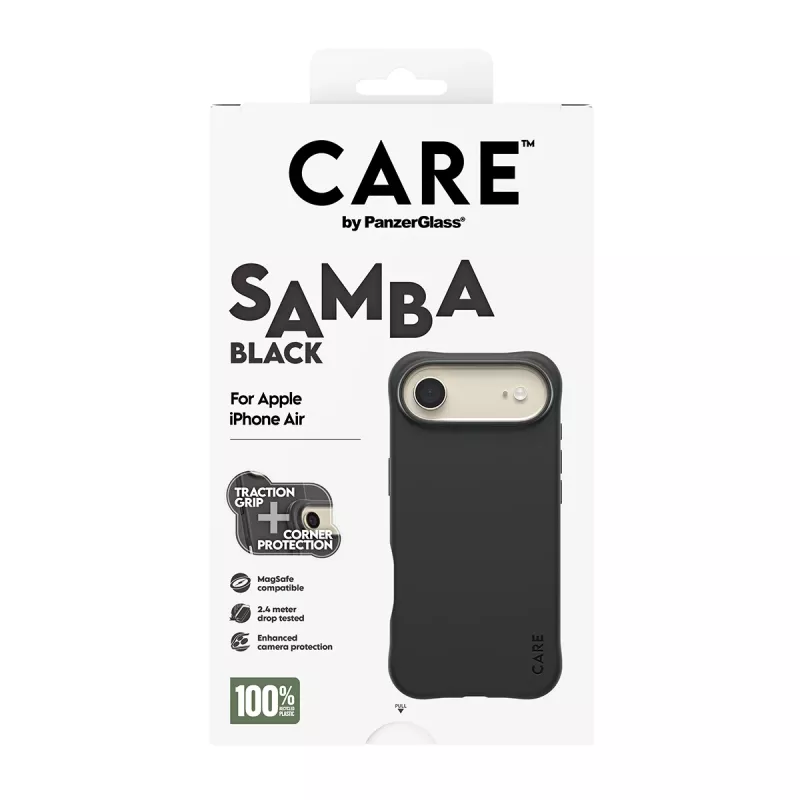 PanzerGlass CARE™ by ® Samba puzdro čierne s MagSafe iPhone Air