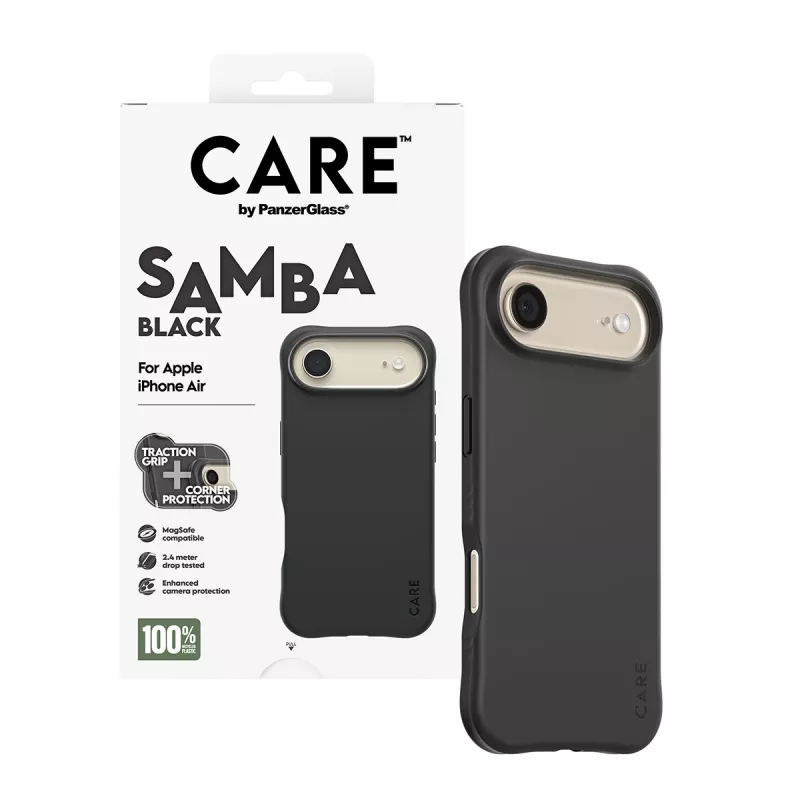 PanzerGlass CARE™ by ® Samba puzdro čierne s MagSafe iPhone Air