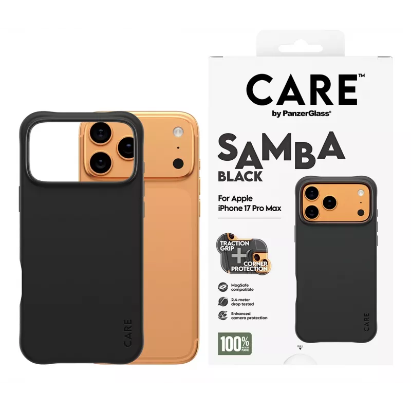 PanzerGlass CARE™ by ® Samba puzdro čierne s MagSafe iPhone 17 Pro Max