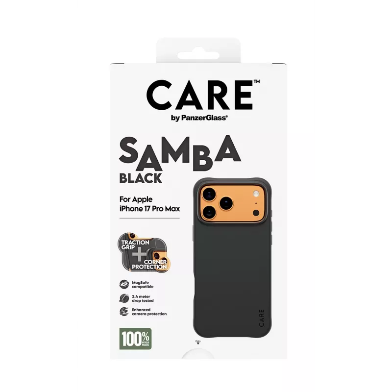 PanzerGlass CARE™ by ® Samba puzdro čierne s MagSafe iPhone 17 Pro Max