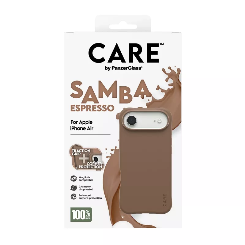 Puzdro PanzerGlass CARE by Fashionable Case Samba Espresso s MagSafe iPhone 17 Air
