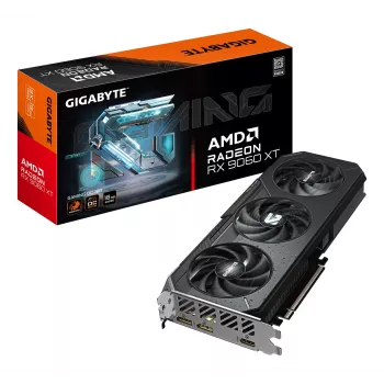 GIGABYTE Radeon RX 9060 XT GAMING OC 16G grafická karta - 16GB GDDR6, 128bit, PCI-E 5.0, 3320 MHz taktovanie jadra, 2 x DisplayPort, 1 x HDMI, GV-R9060XTGAMING OC-16GD