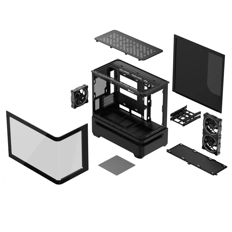 ASUS PRIME AP202 ARGB Midi Tower čierna