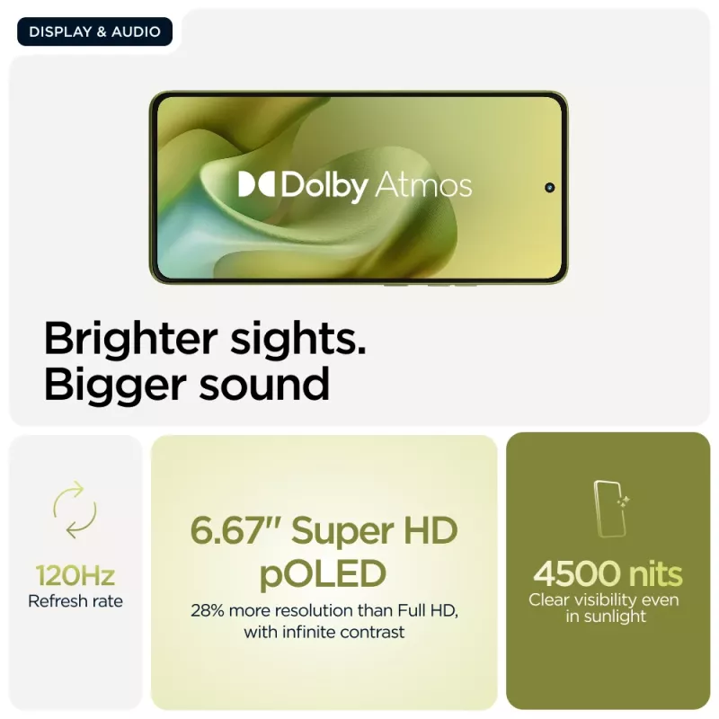 Motorola moto g86 5G 16,9 cm (6,67 inch) Dual SIM Android 15 USB Type-C 8 GB 256 GB 5200 mAh zelená