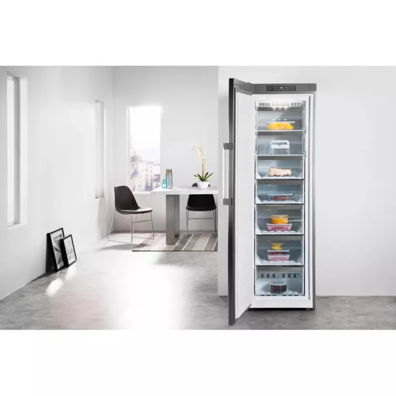 Whirlpool UW8 F2Y XBI F 2 mraznička voľne stojaca 263 L nerez