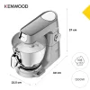 Kenwood Titanium Chef Baker XL kuchynský robot 1200 W 7 L nerez