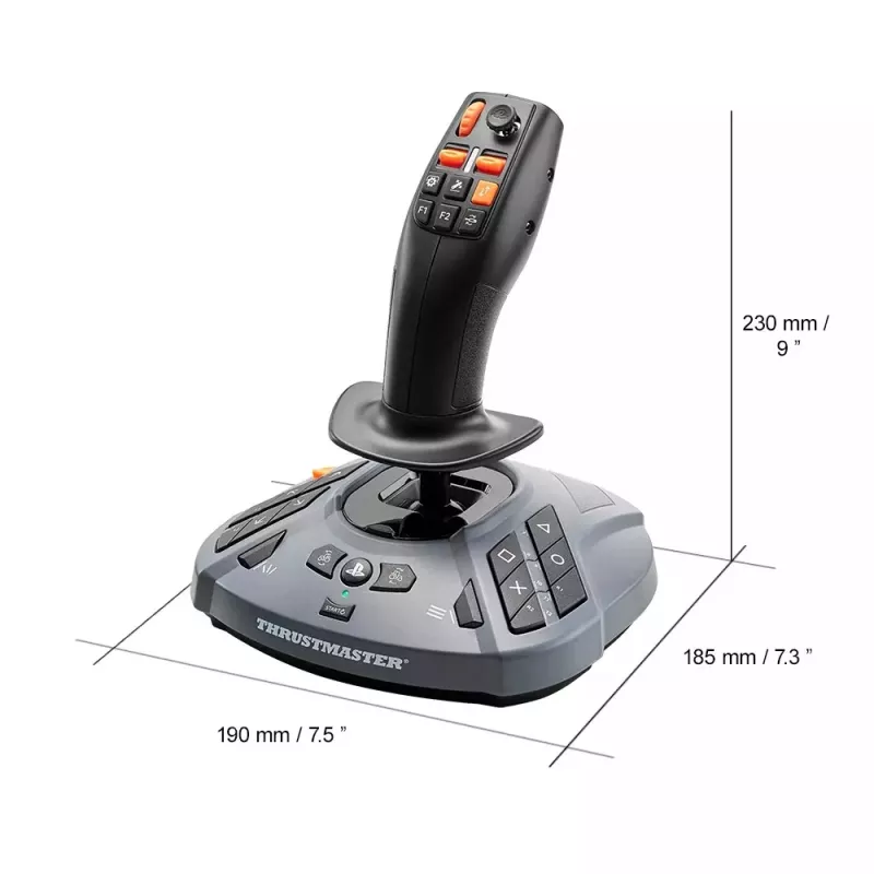 Thrustmaster SimTask FarmStick čierny flightstick analógový / digitálny PC, PlayStation 5