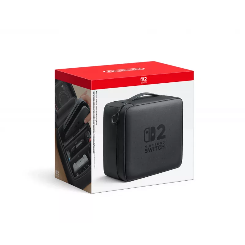 Nintendo Switch 2 All-In-One Carrying Case, cestovné puzdro, Nintendo, čierna, Nintendo Switch 2, zips